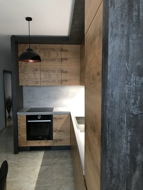 Kuchyňa Dub hrčatý HPL Urban Concrete
